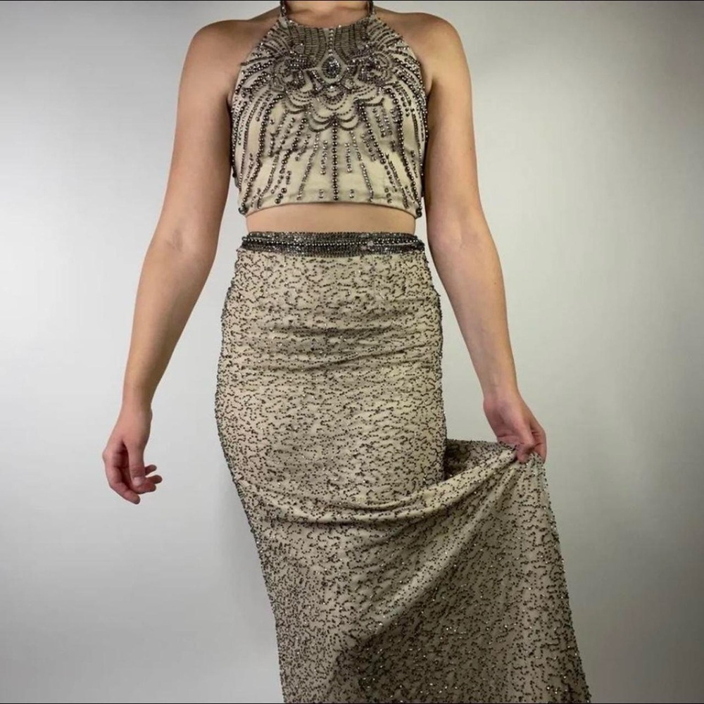 Great Gatsby beaded gown